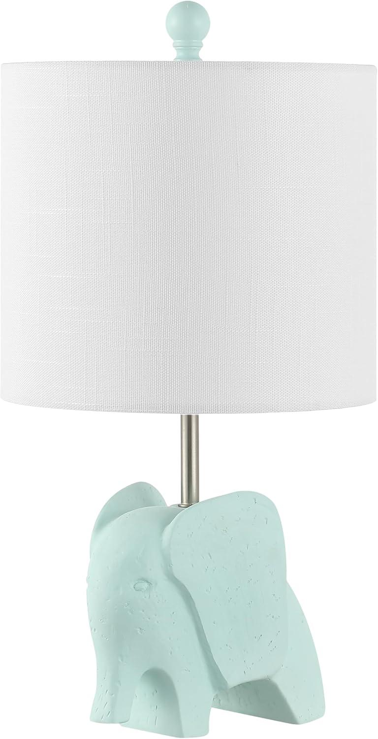 imageJONATHAN Y JYL1143B Koda 175quot Eclectic Southwestern ResinIron Elephant LED Kids Table Lamp Global Transitional Rustic Office Living Room Dining Room Bedroom Hallway Foyer TurquoiseTurquoise