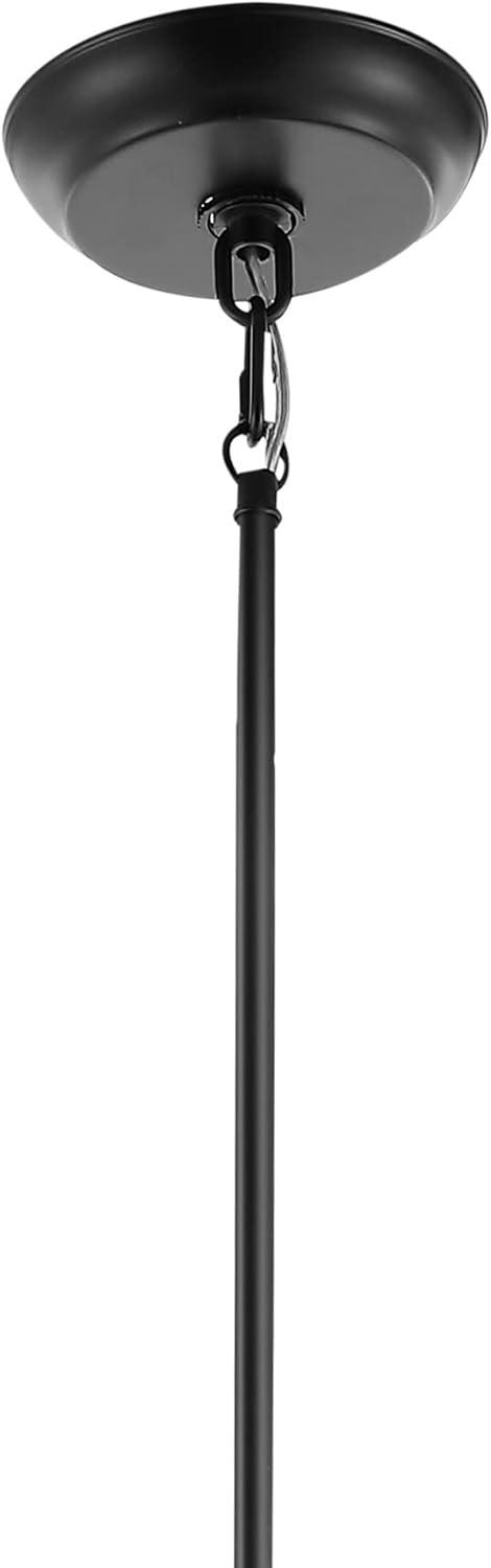 imageJONATHAN Y JYL1314A Arden 18quot 1Light Farmhouse Bohemian Iron LED Pendant Rustic Modern Adjustable Dining Room Living Room Kitchen Island Foyer Bedroom Hallway Oil Rubbed BronzeBeige