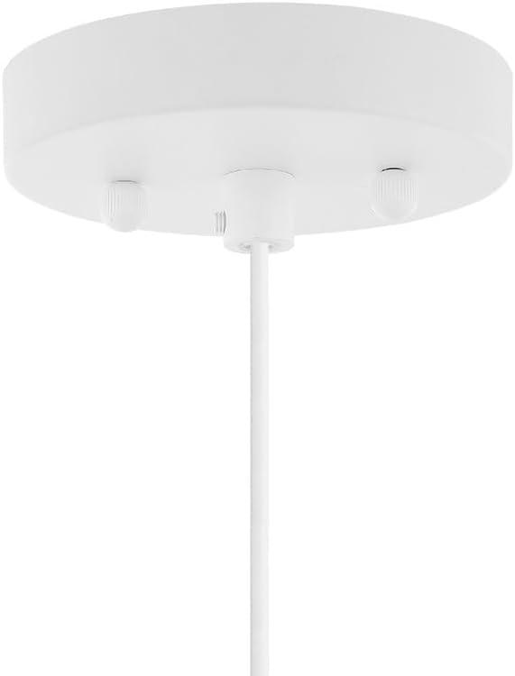 imageJONATHAN Y JYL1401A Koda 13quot 1Light Farmhouse Coastal Bohemian Rattan 180quot Cord Plugin or Hardwired LED Pendant Modern Dining Room Living Room Kitchen Island Foyer Bedroom Brown175 Round