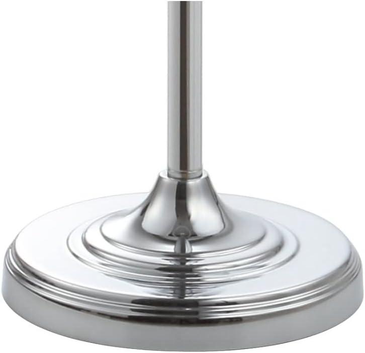 imageJONATHAN Y JYL2027A Layla 595quot CrystalMetal LED Floor Lamp ContemporaryTransitionalTraditionalClassic for Bedrooms Living Room Office Reading ClearChromeWithGrayShade