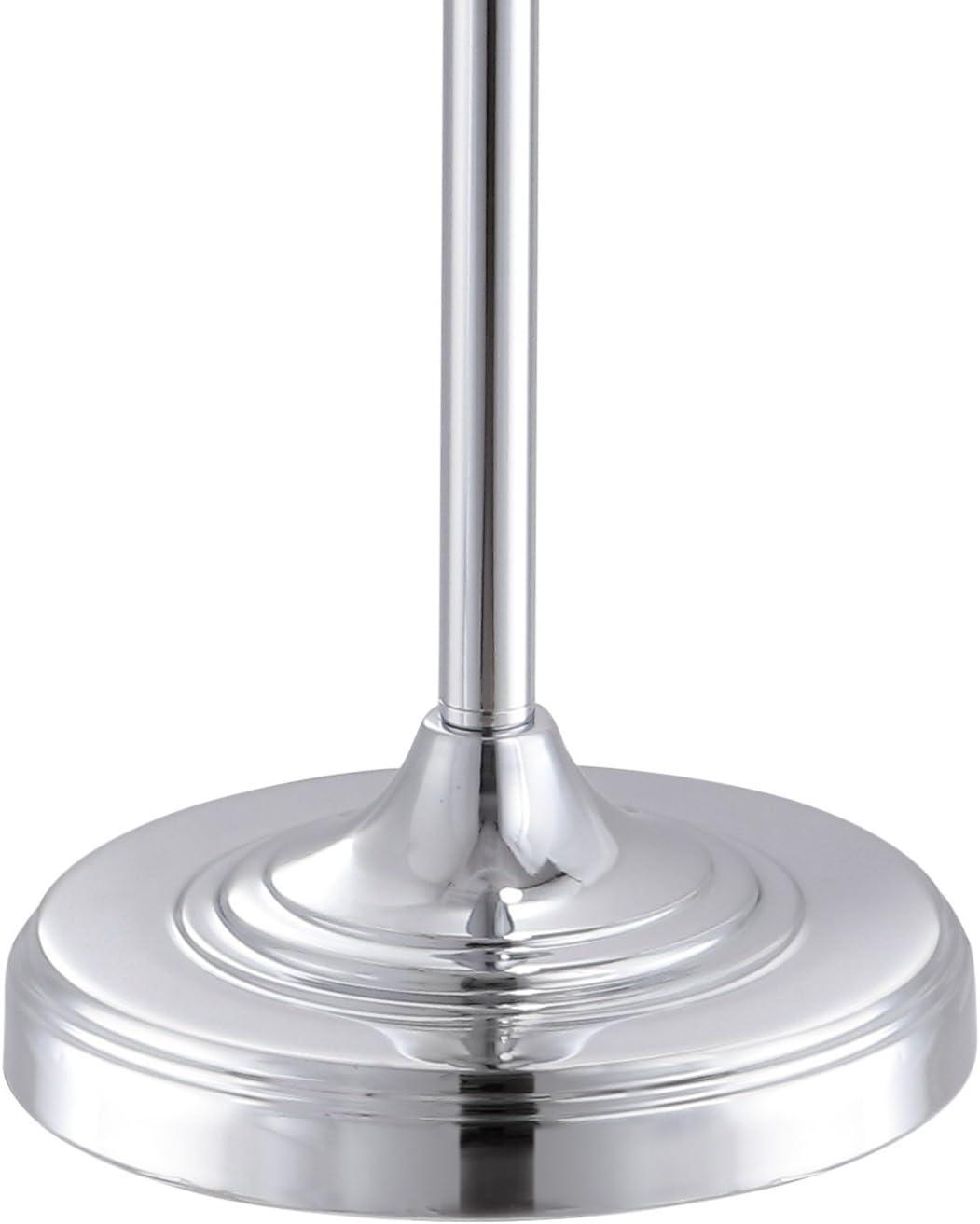 imageJONATHAN Y JYL2028A Aubrey 595quot CrystalMetal LED Floor Lamp ContemporaryGlamTransitional for Bedrooms Living Room Office Reading ClearChrome