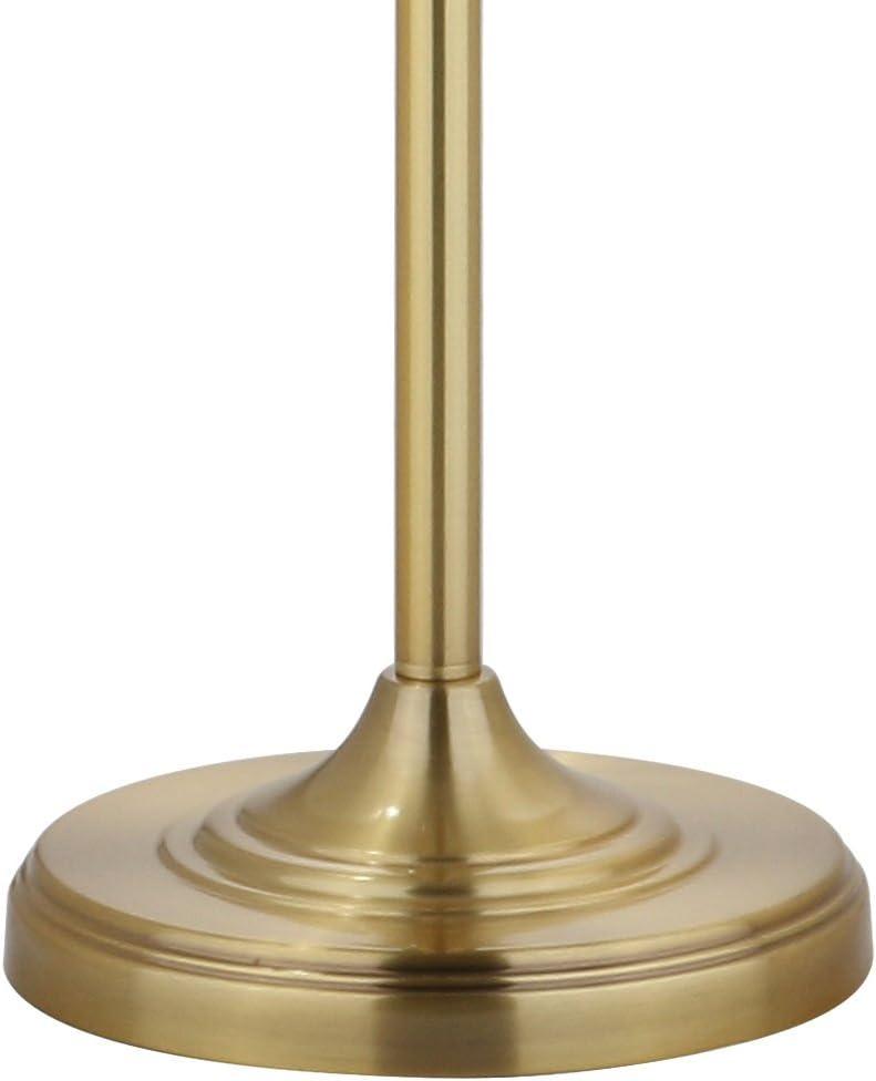 imageJONATHAN Y JYL2029A Harper 61quot CrystalMetal LED Floor Lamp ContemporaryTransitionalTraditional for Bedrooms Living Room Office Reading BrassGoldClear