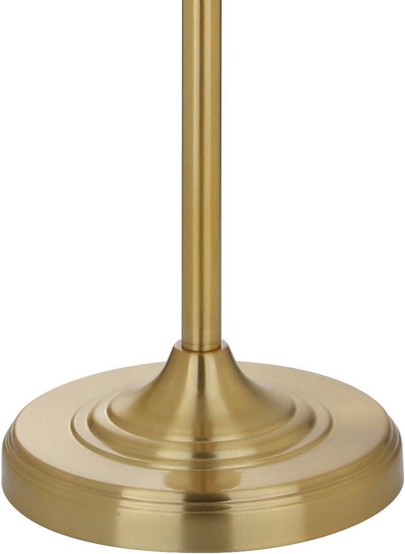 imageJONATHAN Y JYL2030A Evelyn 60quot CrystalMetal LED Floor Lamp ContemporaryTransitionalTraditional for Bedrooms Living Room Office Reading BrassGoldClear