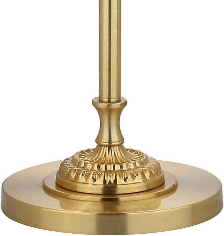 imageJONATHAN Y JYL2031A Adalyn 61quot CrystalMetal LED Floor Lamp ContemporaryTransitionalTraditionalClassic for Bedrooms Living Room Office Reading ClearBrassGold