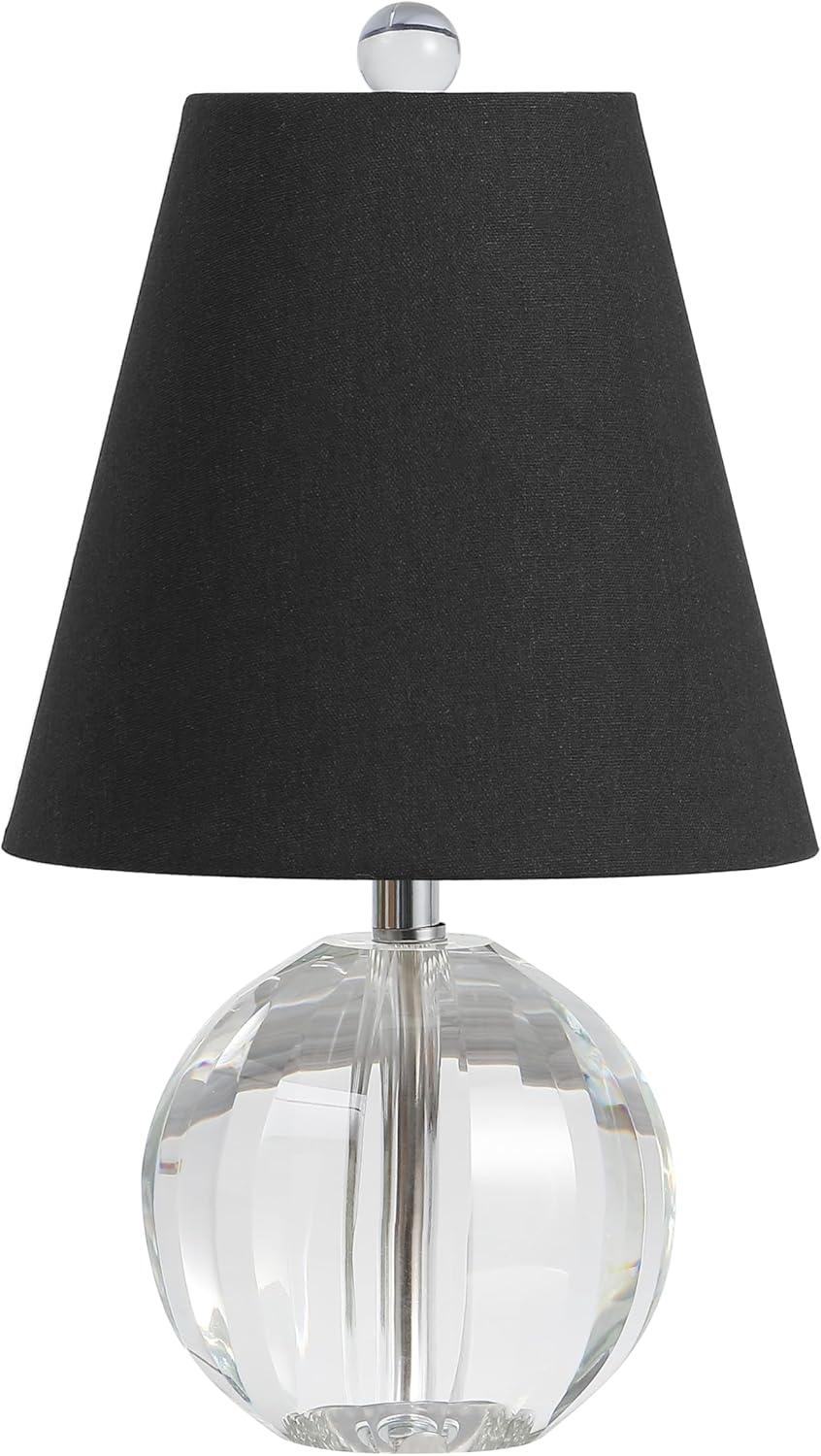 imageJONATHAN Y JYL2079A Goddard 16quot Crystal BallMetal LED Table Lamp Glam Transitional Bedside Desk Nightstand Lamp for Bedroom Living Room Office College Bookcase LED Bulb Included ClearClear Black