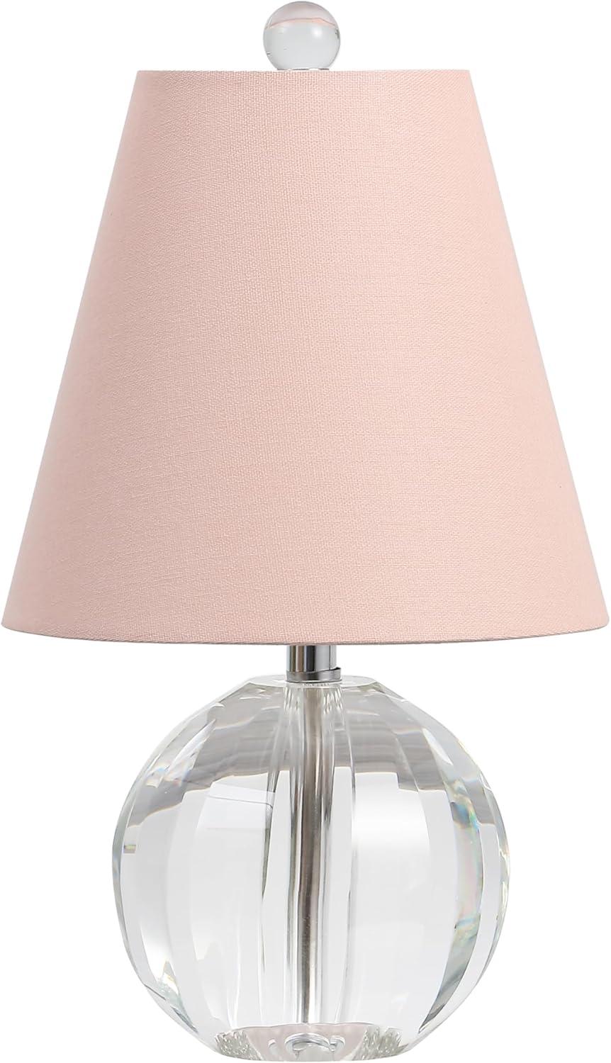 imageJONATHAN Y JYL2079A Goddard 16quot Crystal BallMetal LED Table Lamp Glam Transitional Bedside Desk Nightstand Lamp for Bedroom Living Room Office College Bookcase LED Bulb Included ClearClearPink
