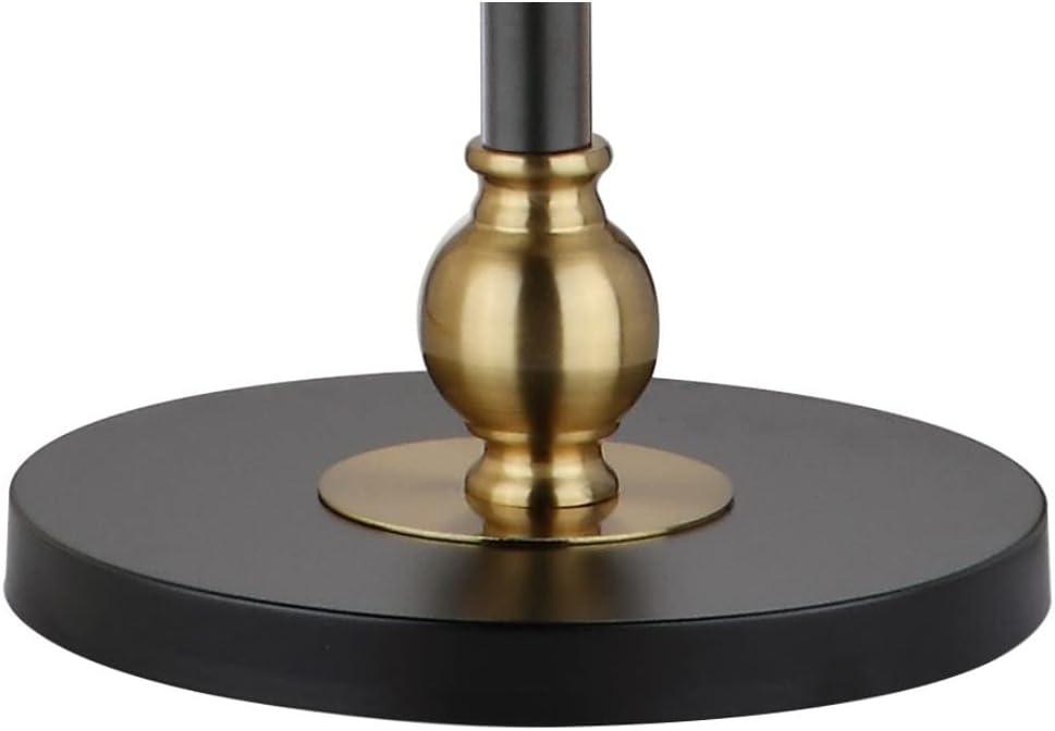 imageJONATHAN Y JYL3002A Evans 61quot Metal LED End Table Floor Lamp Modern Contemporary Traditional Glam Elegant Office Living Room Family Room Dining Room Bedroom Hallway Foyer BlackBrass