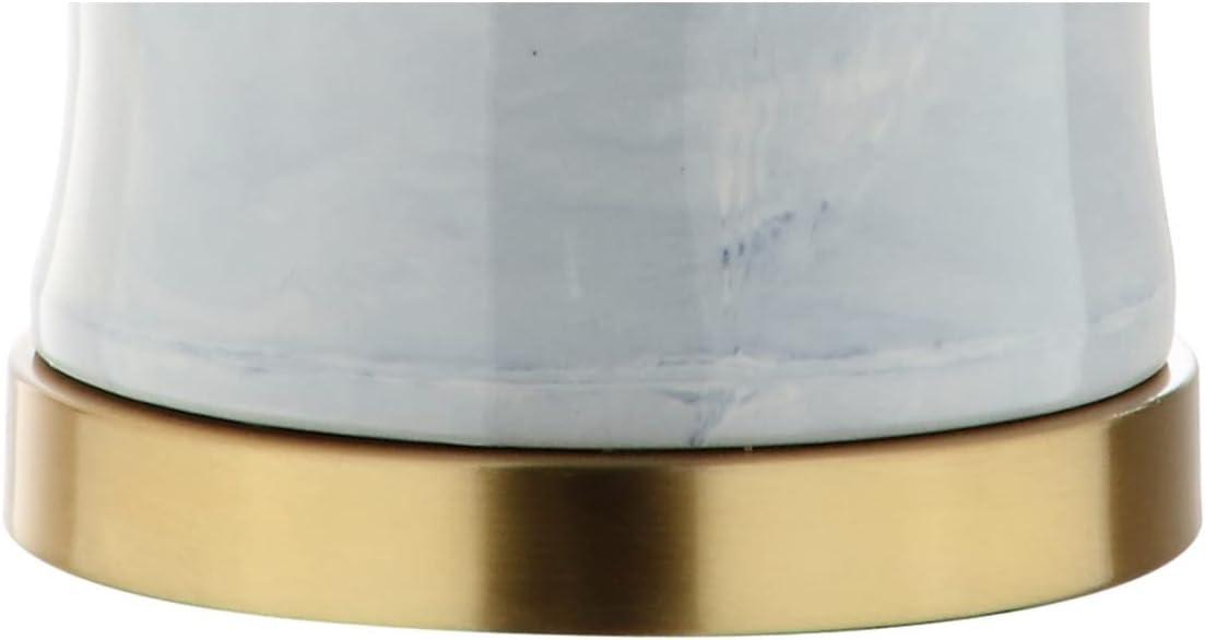 imageJONATHAN Y JYL3010A Wallace 26quot Ceramic LED Table Lamp Traditional Transitional Bedside Desk Nightstand Lamp for Bedroom Living Room Office College Bookcase LED Bulb Included BlueWhite