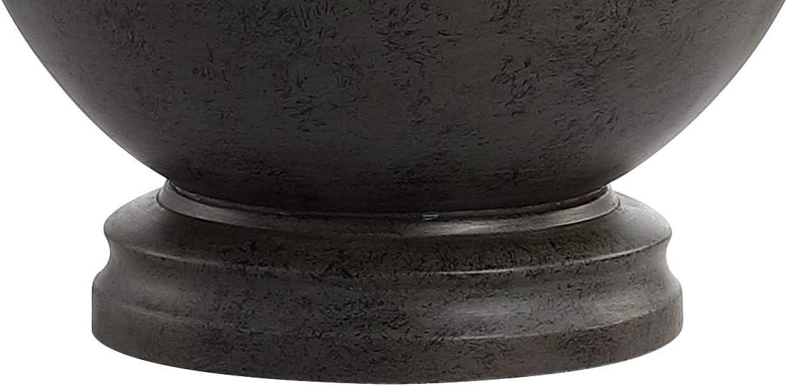 imageJONATHAN Y JYL3040A Sophie 26quot Resin LED Table Lamp Contemporary Transitional Bedside Desk Nightstand Lamp for Bedroom Living Room Office College Bookcase LED Bulb Included Dark Gray