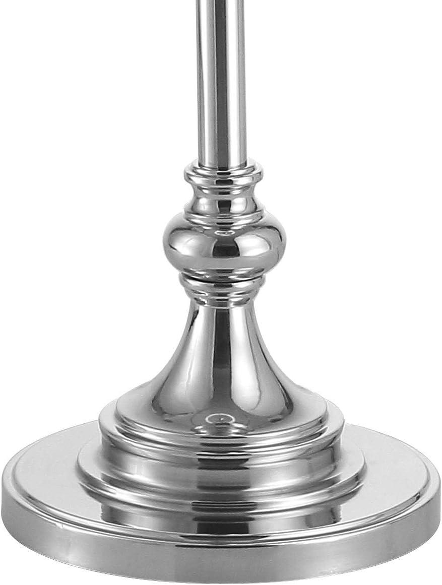 imageJONATHAN Y JYL3055C Cora 60quot MetalGlass LED Side Table and Floor Lamp ContemporaryTransitional for Bedrooms Living Room Office Reading Oil Rubbed Bronze OilRubbed BronzeChrome