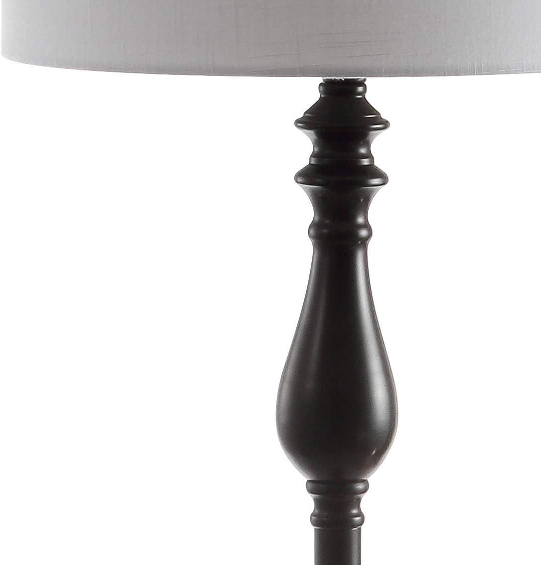 imageJONATHAN Y JYL3057A Laine 60quot MetalGlass LED Side Table and Floor Lamp TraditionalTransitional for Bedrooms Living Room Office Reading OilRubbedBronze