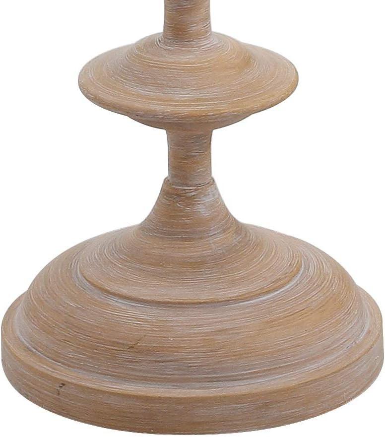 imageJONATHAN Y JYL3061A Aldrin 635quot Resin LED Floor Lamp Traditional Transitional Office Living Room Family Room Dining Room Bedroom Hallway Foyer Brown Wood Finish