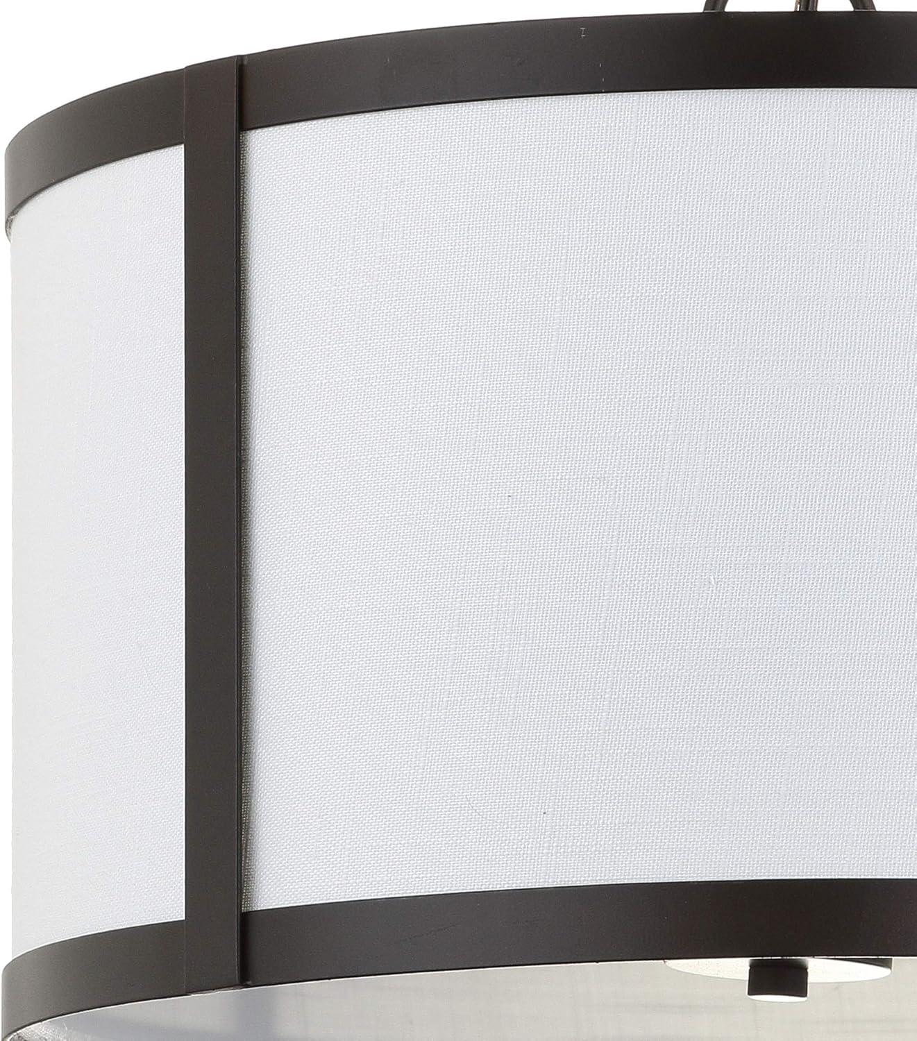 imageJONATHAN Y JYL3510B Thatcher 17quot Metal LED Pendant ContemporaryTransitional Dimmable2700K Cozy Warm Light for Dining Room Foyer Bedroom Modern 4 Lights Bulbs GoldOilRubbed Bronze