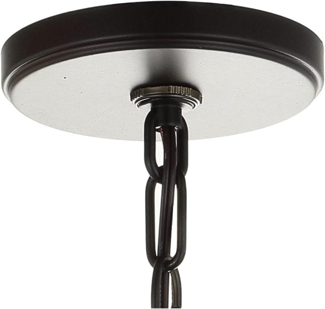 imageJONATHAN Y JYL3510B Thatcher 17quot Metal LED Pendant ContemporaryTransitional Dimmable2700K Cozy Warm Light for Dining Room Foyer Bedroom Modern 4 Lights Bulbs GoldOilRubbed Bronze