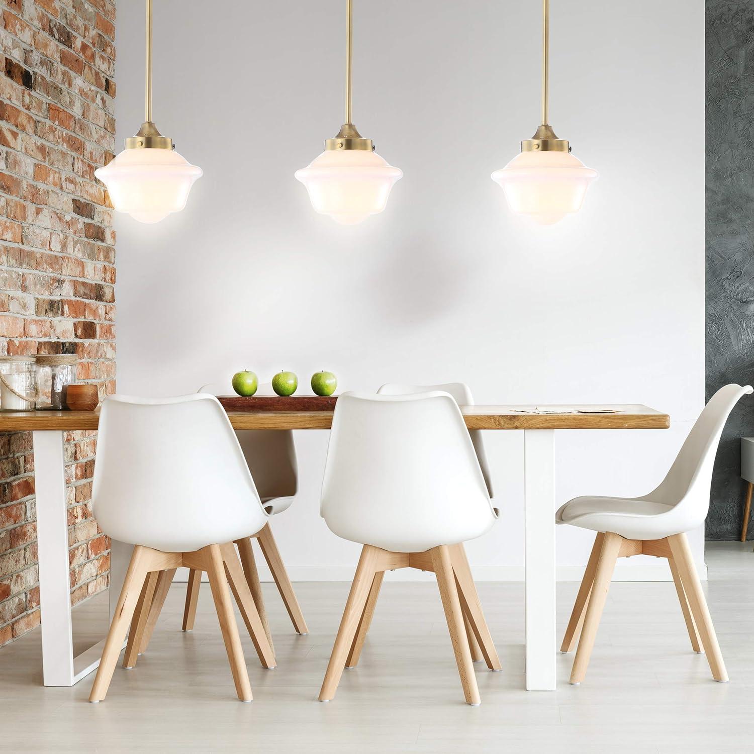 imageJONATHAN Y JYL3517A Kurtz 95quot Adjustable Drop MetalGlass LED Pendant Contemporary Transitional Dimmable Dining Room Living Room Kitchen Foyer Bedroom Hallway Brass GoldWhiteBrass GoldWhite