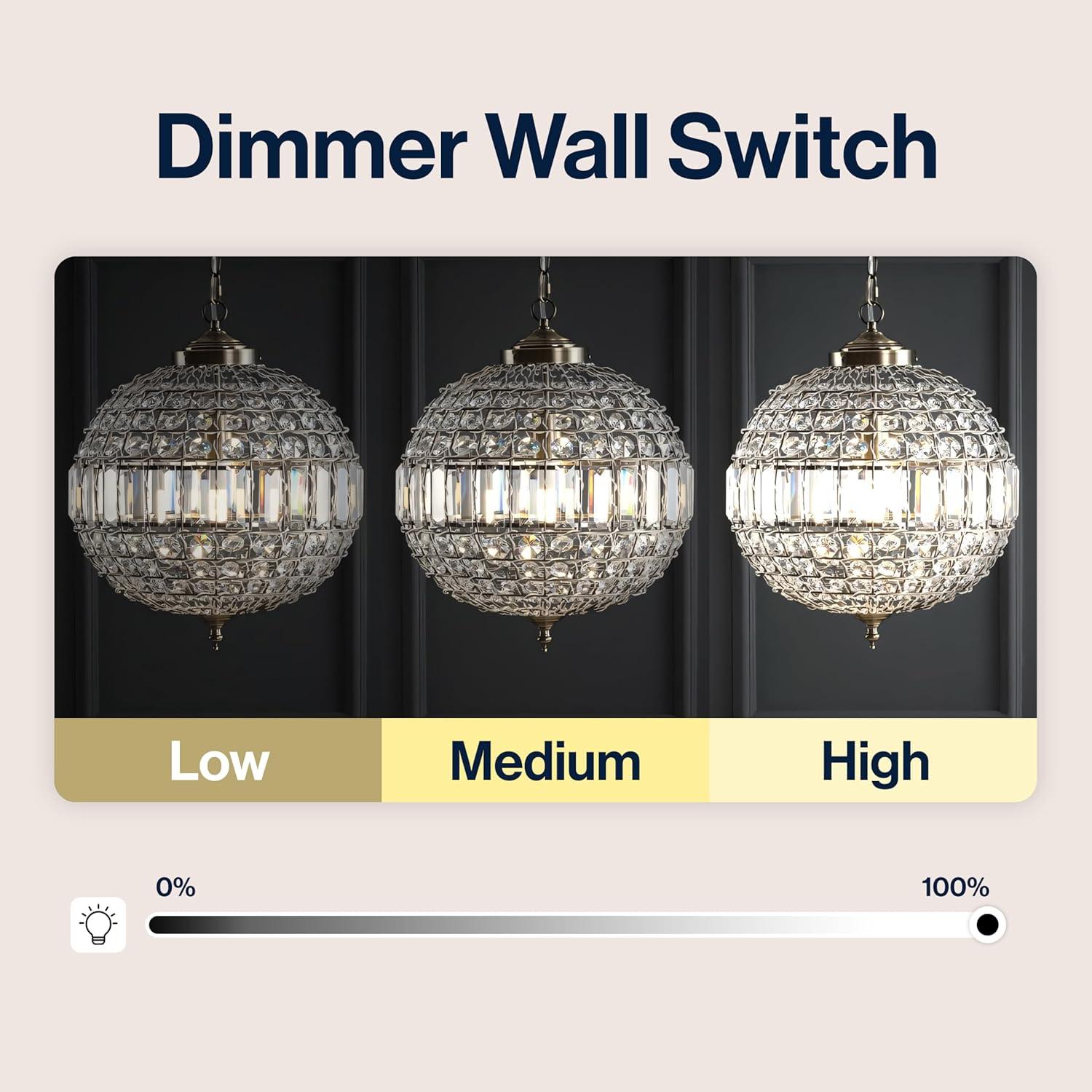 imageJONATHAN Y JYL6110B Georgina CrystalMetal LED Chandelier Pendant Glam Contemporary Transitional Dimmable Dining Room Living Room Kitchen Foyer Bedroom Hallway 16quot Antique BrassClear16 in