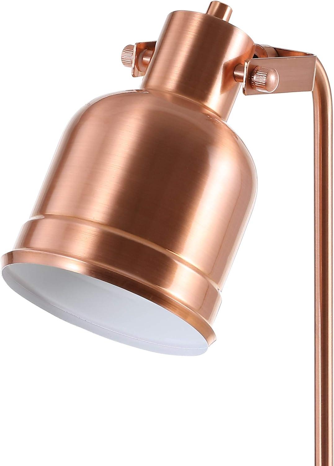 imageJONATHAN Y JYL6112A Edgar 18quot Metal LED Task Lamp Contemporary Modern Office Living Room Family Room Dining Room Bedroom Guest Room College Dorm Hallway Foyer Copper