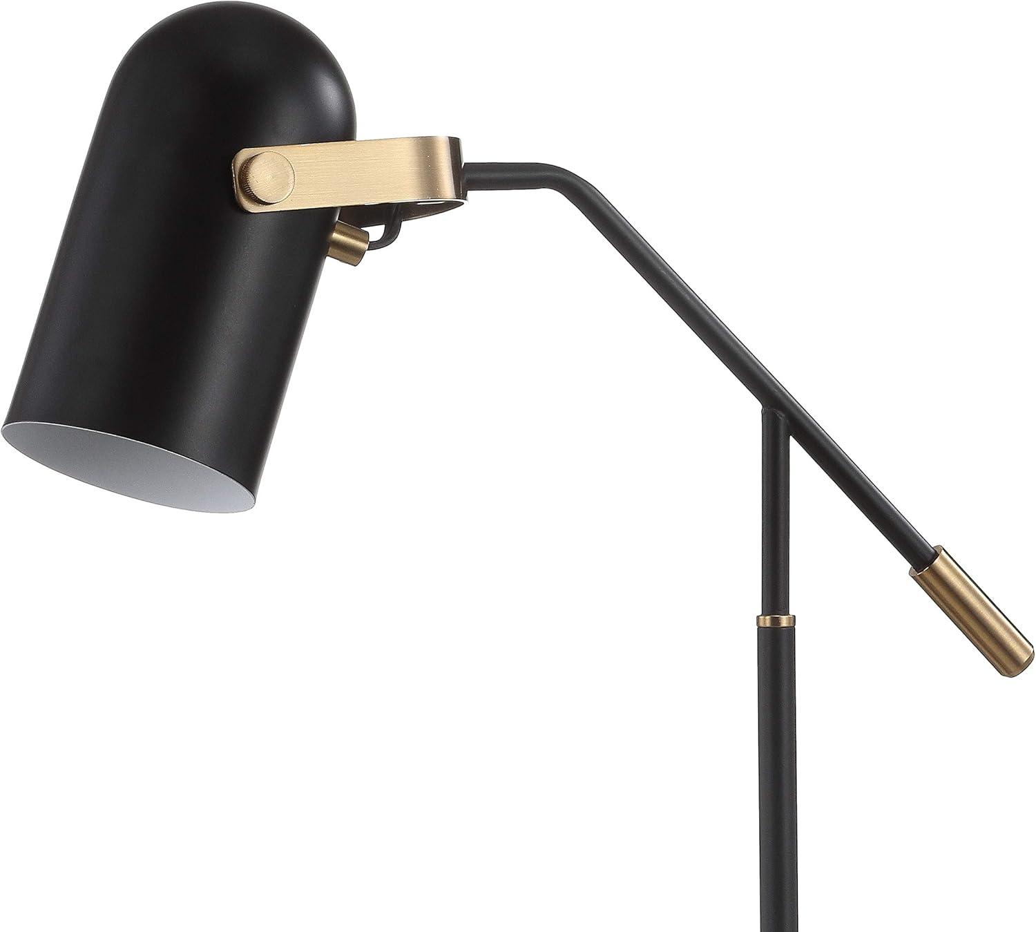 imageJONATHAN Y JYL6116A Edison 1925quot Metal LED Task Lamp Contemporary for Bedroom Living Room Office College Dorm Coffee Table Bookcase BlackBrassGold