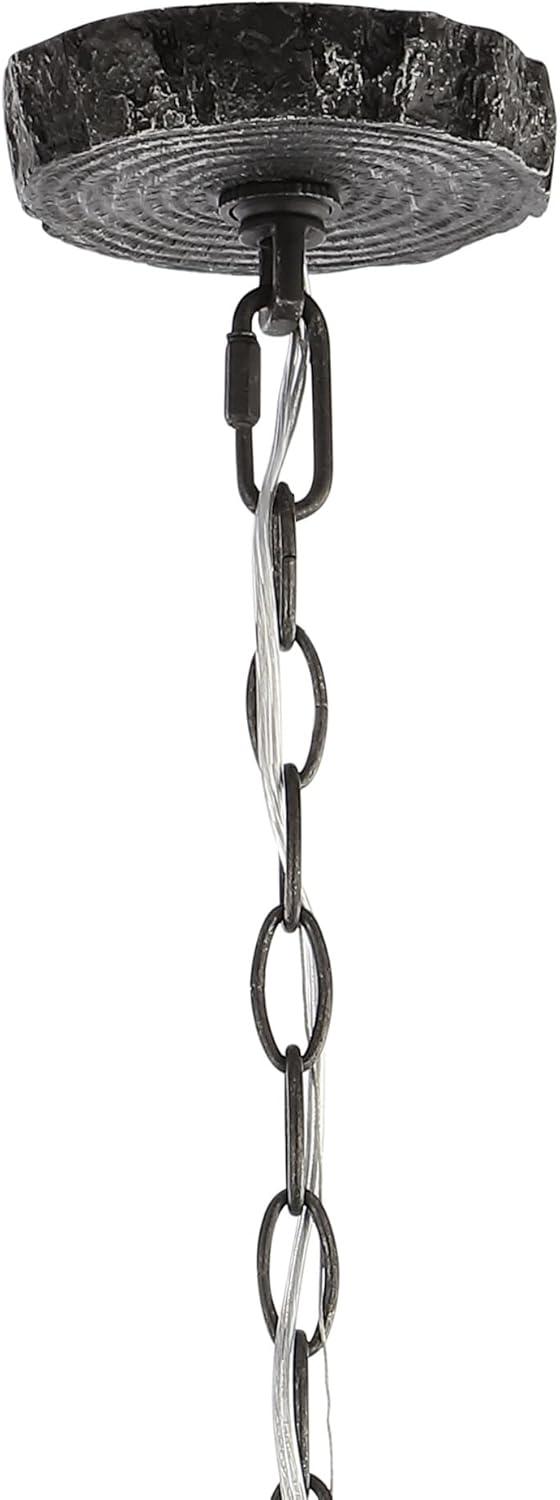 imageJONATHAN Y JYL6300A Eldora 30quot Adjustable Resin Antler 5Light LED Chandelier Glam RusticCottageTransitional Dimmable Dining Room Living Room Kitchen Foyer Bedroom BrownBlack