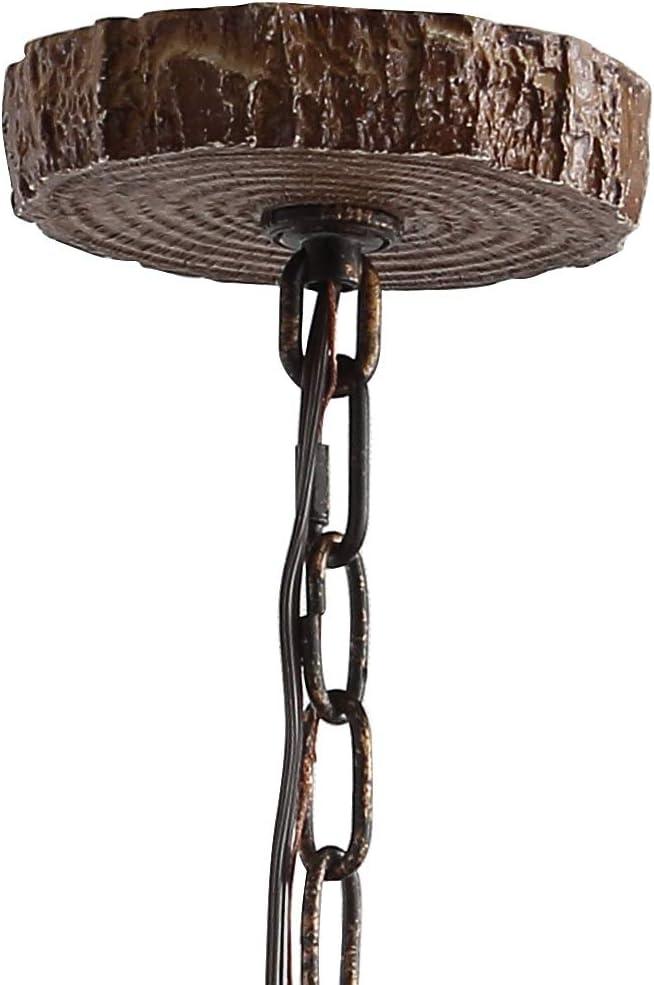 imageJONATHAN Y JYL6303A Eldora 27quot Adjustable Resin Antler 3Light LED ChandelierRustic Cottage Transitional Dimmable Dining Room Living Room Kitchen Foyer Bedroom Brown