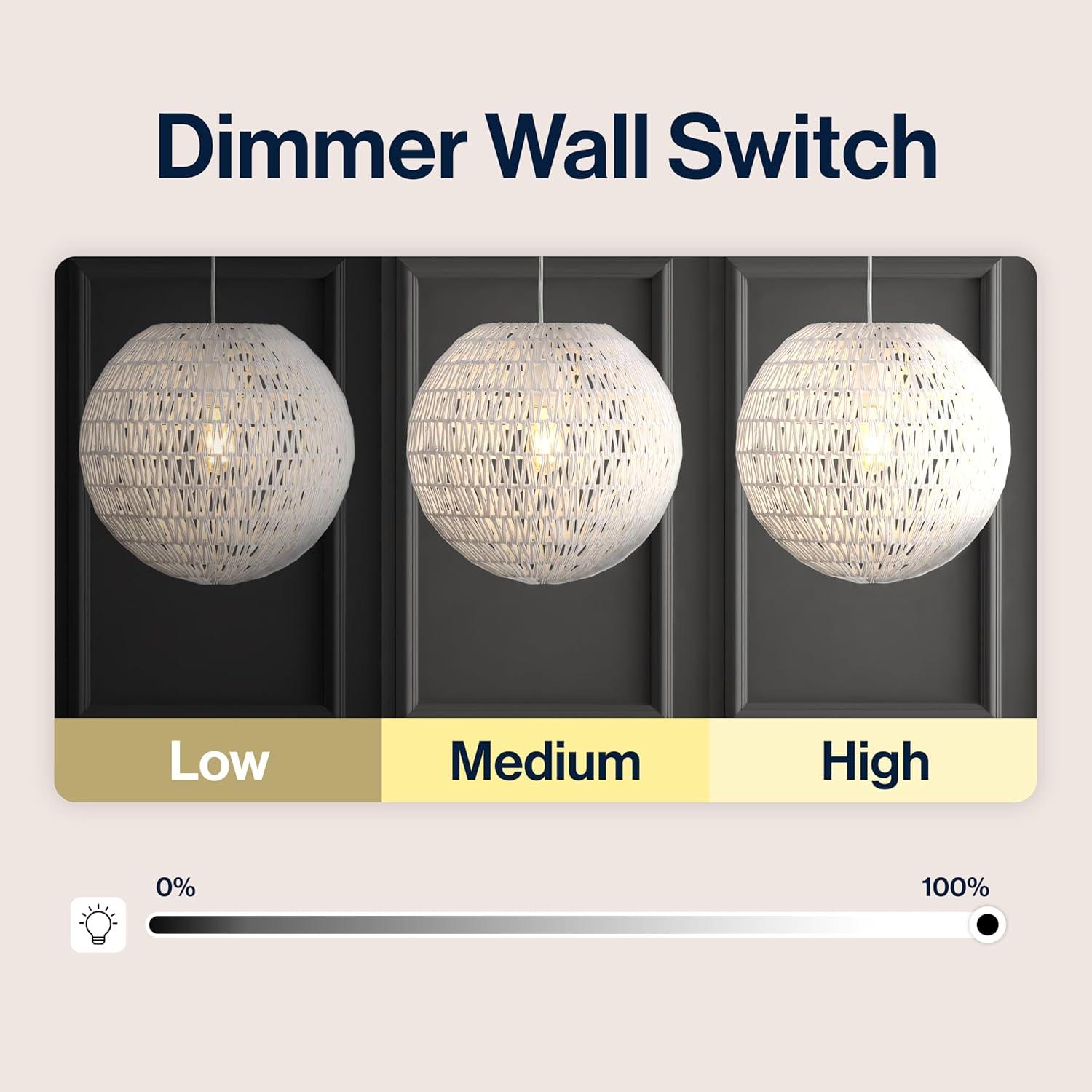 imageJONATHAN Y JYL6503B Luna 1575quot 1Light Bohemian Modern Woven RattanIron LED Pendant Farmhouse Coastal Adjustable Dining Room Living Room Kitchen Island Foyer Bedroom Hallway CreamWhiteWhite