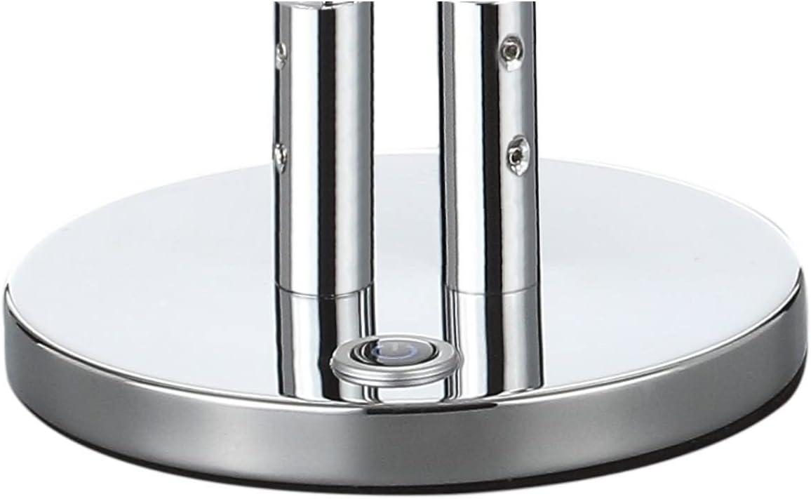 imageJONATHAN Y JYL7001A Cairo 2625quot LED Integrated Table Lamp ModernContemporary for Bedroom Living Room Office College Dorm Coffee Table Bookcase Chrome