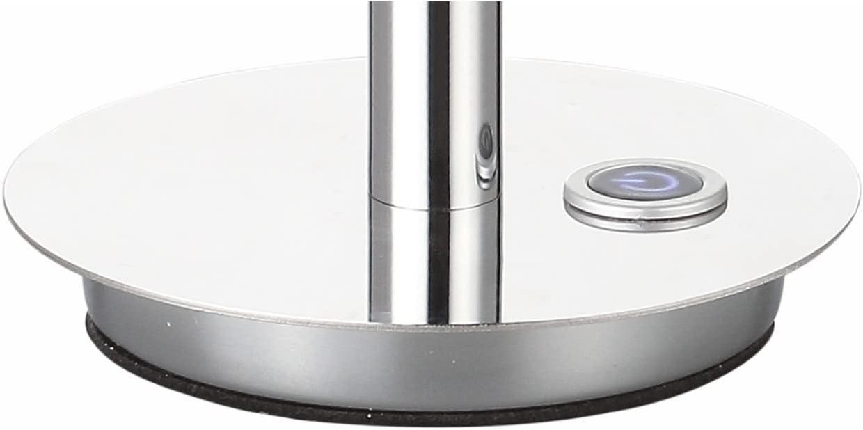 imageJONATHAN Y JYL7002A Keira 165quot LED Integrated Table Lamp ModernContemporary for Bedroom Living Room Office College Dorm Coffee Table Bookcase Chrome