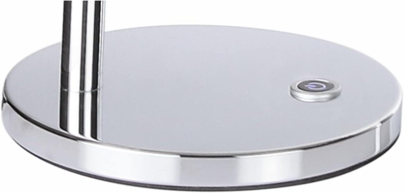 imageJONATHAN Y JYL7003A Julian 15quot LED Integrated Task Lamp ModernContemporary for Bedroom Living Room Office College Dorm Coffee Table Bookcase Chrome