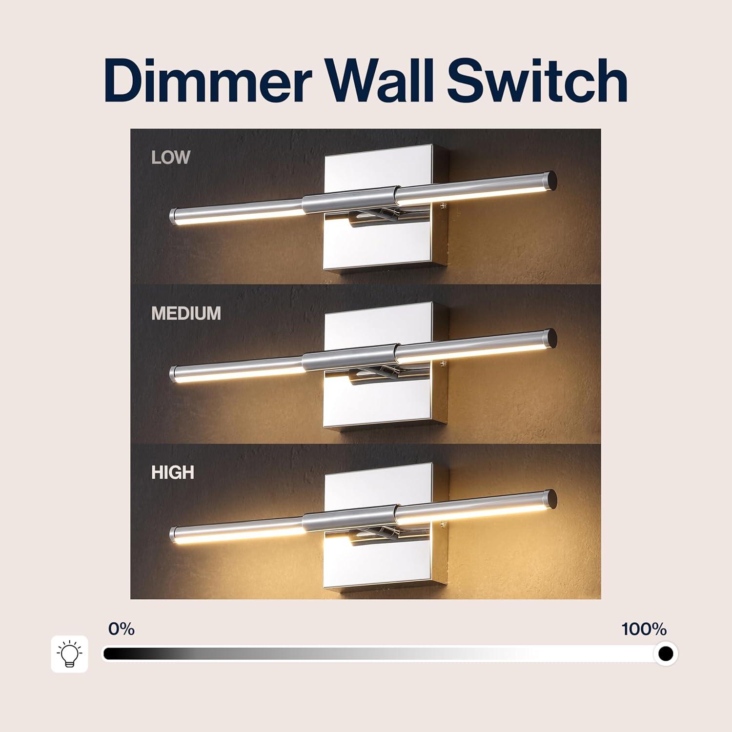 imageJONATHAN Y JYL7022B Makena 28quot Dimmable Integrated LED Metal Wall Sconce MinimalisticModernContemporary 3000K LED Bulbs for Bedroom Living Room Bathroom Hallway GoldChrome