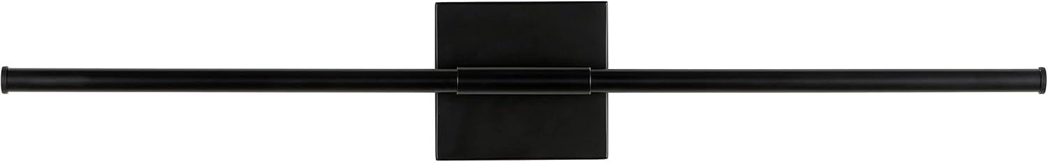 imageJONATHAN Y JYL7022B Makena 28quot Dimmable Integrated LED Metal Wall Sconce MinimalisticModernContemporary 3000K LED Bulbs for Bedroom Living Room Bathroom Hallway GoldOilRubbed Bronze