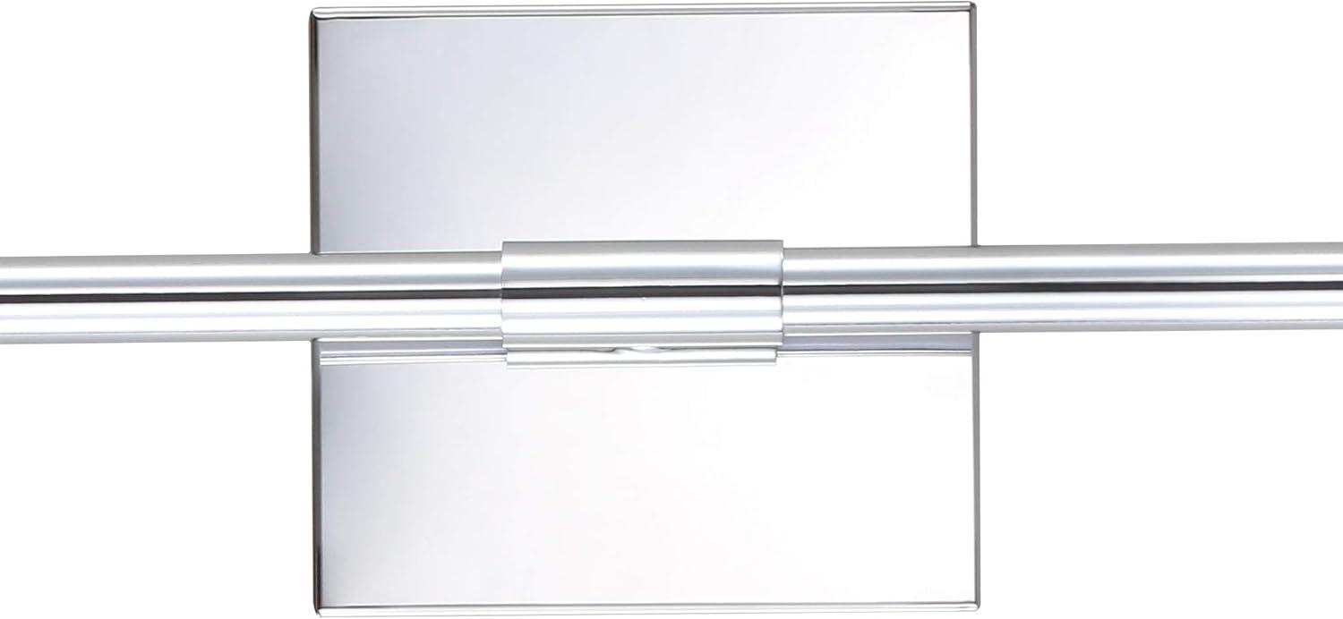 imageJONATHAN Y JYL7022B Makena 28quot Dimmable Integrated LED Metal Wall Sconce MinimalisticModernContemporary 3000K LED Bulbs for Bedroom Living Room Bathroom Hallway GoldChrome