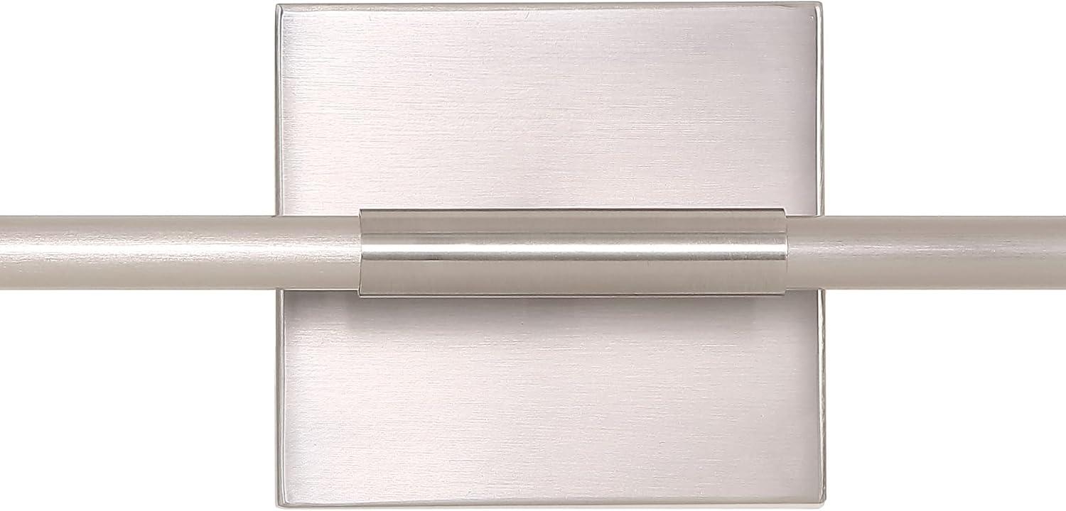 imageJONATHAN Y JYL7022B Makena 28quot Dimmable Integrated LED Metal Wall Sconce MinimalisticModernContemporary 3000K LED Bulbs for Bedroom Living Room Bathroom Hallway GoldNickel