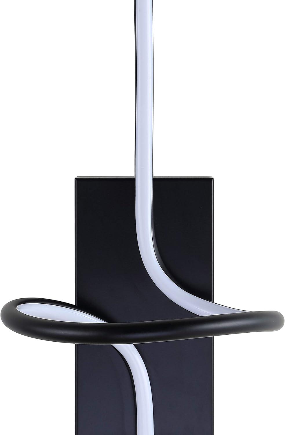 imageJONATHAN Y JYL7030C Sketch 9quot Minimalist Metal Integrated LED Vanity Light Sconce Modern Contemporary Glam Minimalist 3000K Dimmable LED Bulbs for Bedroom Living Room Bathroom Hallway GoldBlack