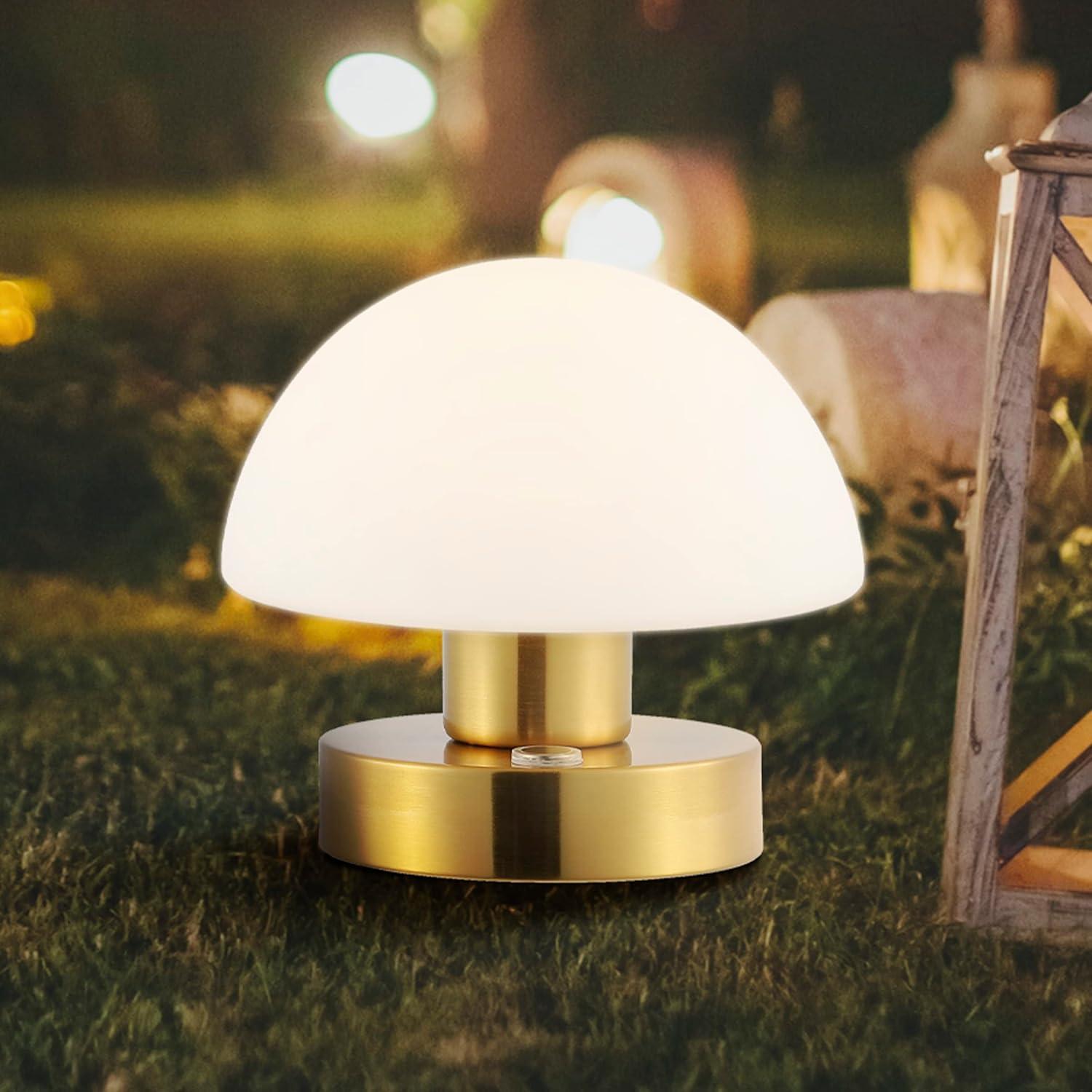 imageJONATHAN Y JYL7113B Zoe 575quot Modern Minimalist Iron Rechargeable Integrated LED Table Lamp Contemporary Bedside Desk Nightstand Lamp for Bedroom Living Room Office NickelWhiteBrass Gold