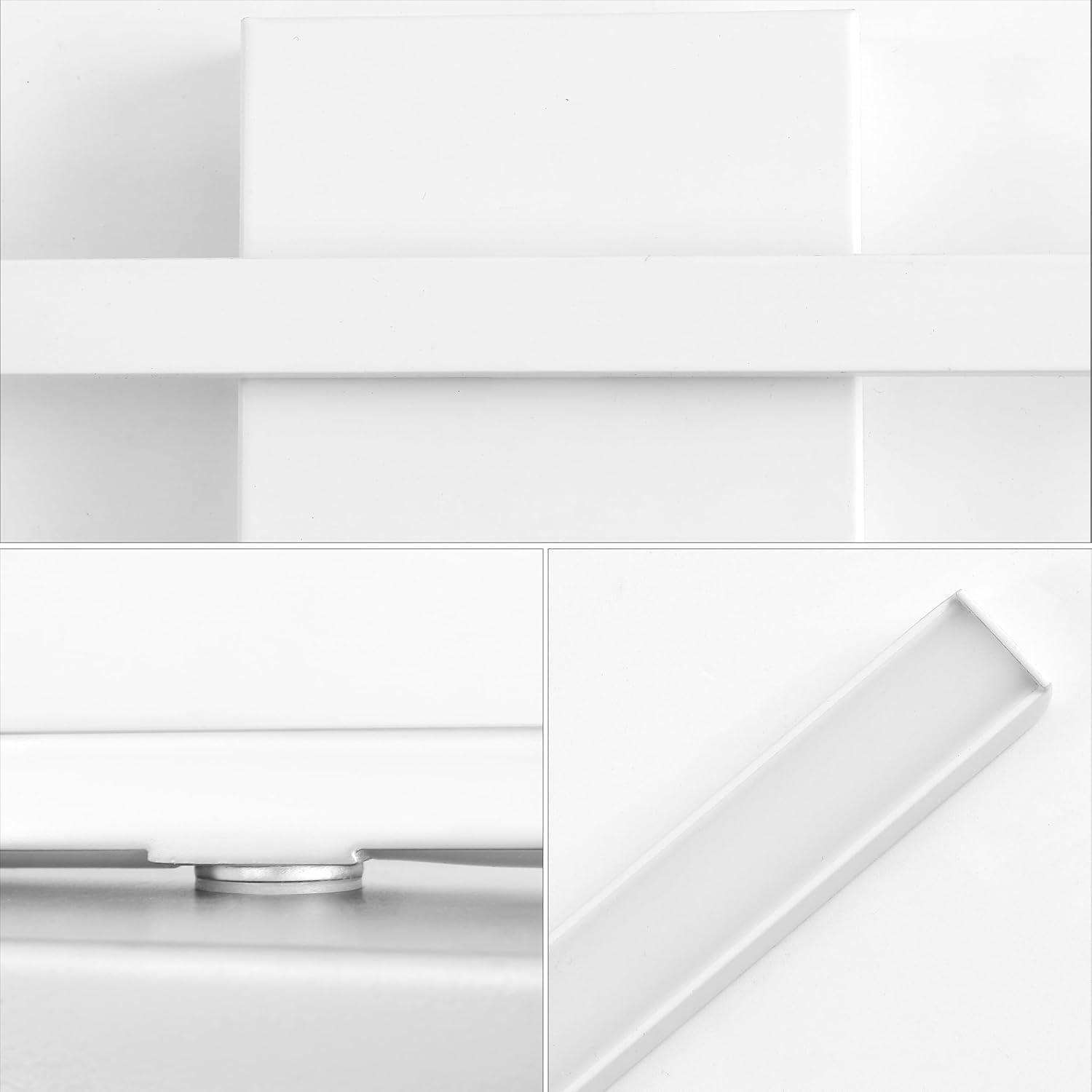 imageJONATHAN Y JYL7146C Vara 495quot Modern Minimalist IndoorOutdoor Metal 350Degree Rotate Dimmable Integrated Linear LED Wall Sconce for Entryway Kitchen Bathroom Bedroom Living Room Hallway WhiteWhite