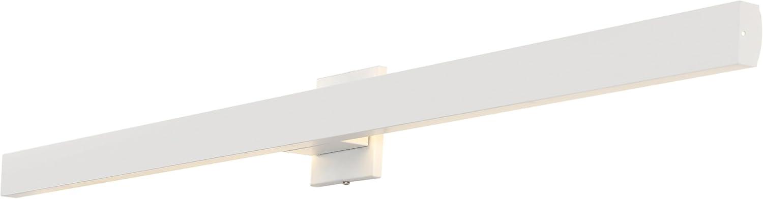 imageJONATHAN Y JYL7146C Vara 495quot Modern Minimalist IndoorOutdoor Metal 350Degree Rotate Dimmable Integrated Linear LED Wall Sconce for Entryway Kitchen Bathroom Bedroom Living Room Hallway WhiteWhite