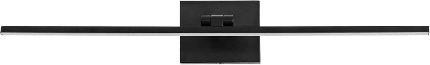 imageJONATHAN Y JYL7163E Santino 28quot Modern Minimalist Swivel Integrated Dimmable LED Rechargeable Picture Light with Touch Sensor for Bedroom Living Room Kitchen Office ChromeBlack