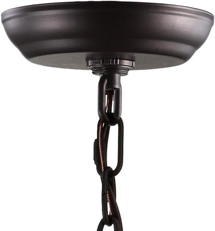 imageJONATHAN Y JYL7403C Ruth 11quot 4 Light Traditional Classic Lantern MetalGlass LED Pendant Modern Industrial Farmhouse Dining Room Living Room Kitchen Foyer Bedroom Hallway GoldOil Rubbed BronzeClear