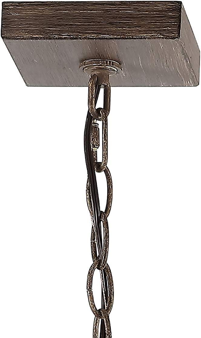 imageJONATHAN Y JYL7475A Magnolia 1213quot 4Light Adjustable Iron Rustic Farmhouse LED Pendant Bohemian Industrial Vintage Cottage Dimmable Dining Room Living Room Kitchen Foyer Bedroom Hallway Brown1213 4Light