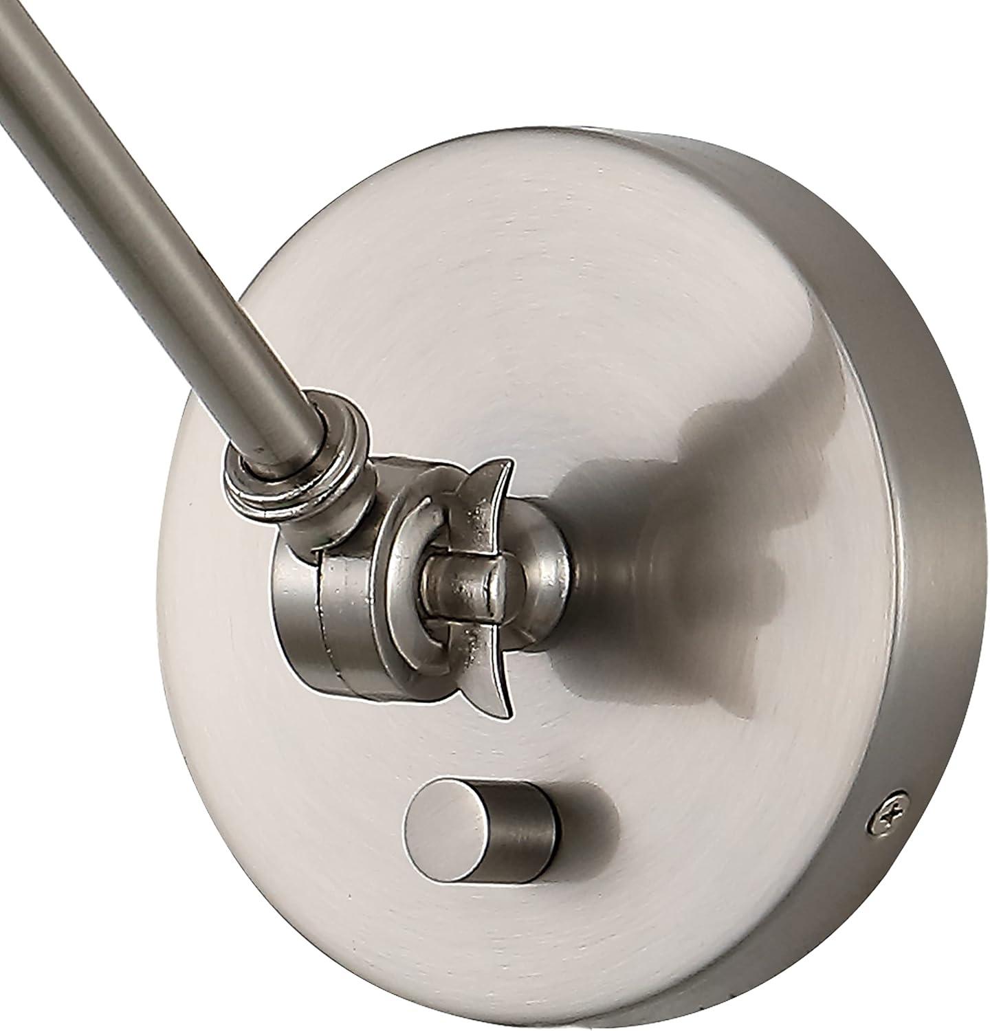 imageJONATHAN Y JYL7575ASET2 Cowie 8quot Classic Industrial IronGlass Adjustable LED Contemporary Wall Sconce for Entryway Lobby Kitchen Bathroom Bedroom Living Room Set of 2 2 Light Oil Rubbed BronzeNickel