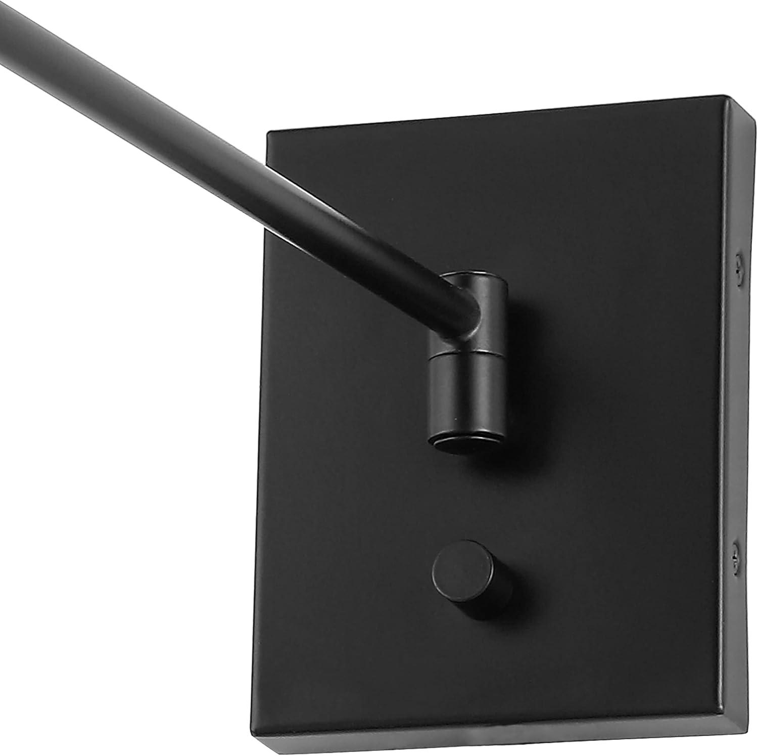 imageJONATHAN Y JYL7576A Cary 575quot Iron Contemporary Swing Arm LED Wall Sconce Modern Transitional 2700K 4W Bulb for Entryway Lobby Kitchen Bathroom Bedroom Living Room 1 Light Oil Rubbed BronzeOilRubbed Bronze