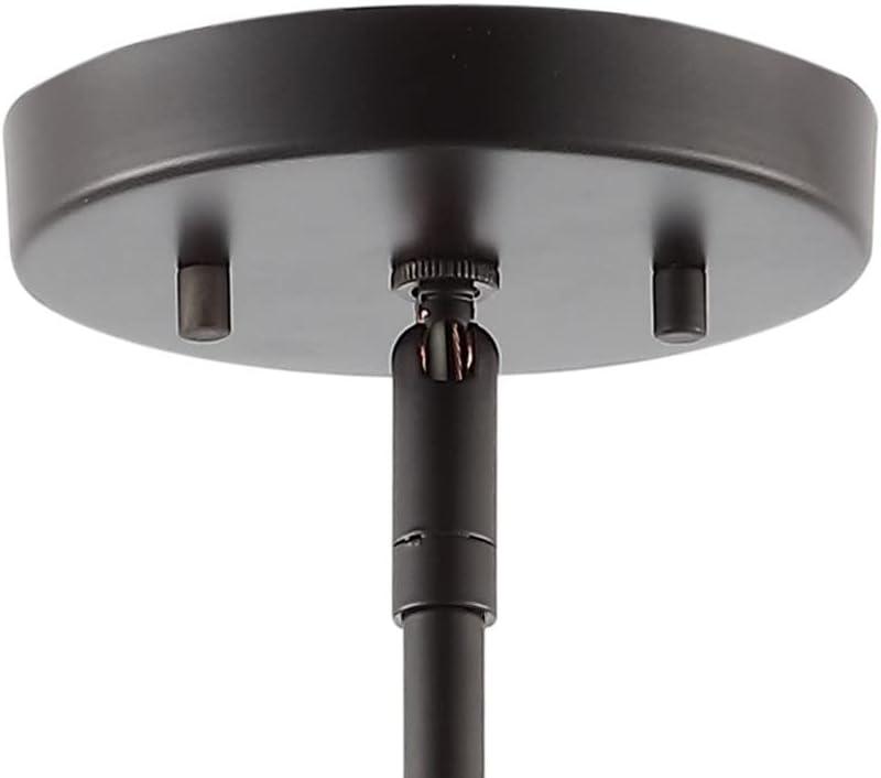 imageJONATHAN Y JYL7900B Amoros 2725quot 8Light Modern MidCentury Iron LED Chandelier Contemporary Industrial Coastal Dining Room Living Room Kitchen Island Gold PaintingOilRubbed Bronze