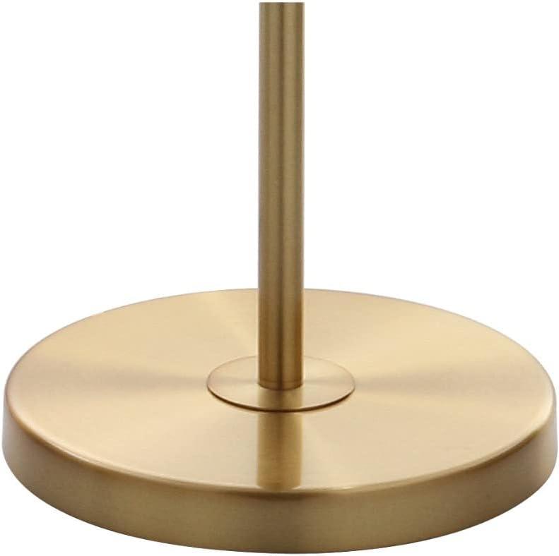 imageJONATHAN Y JYL9000A Elizabeth 60quot CrystalMetal LED Floor Lamp Contemporary Transitional Elegant Geometric Office Living Room Family Room Dining Room Bedroom Hallway Foyer Brass GoldClearBrass Gold