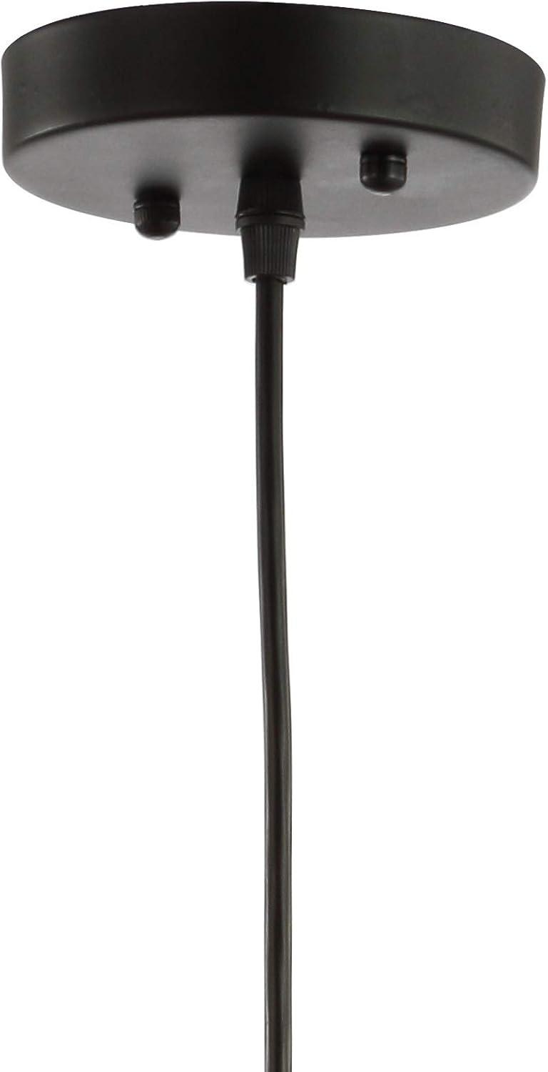 imageJONATHAN Y JYL9062A Lotus 1225quot Adjustable Metal LED Pendant Traditional Office Living Room Family Room Dining Room Kitchen Bedroom Hallway Foyer Brass GoldBlack