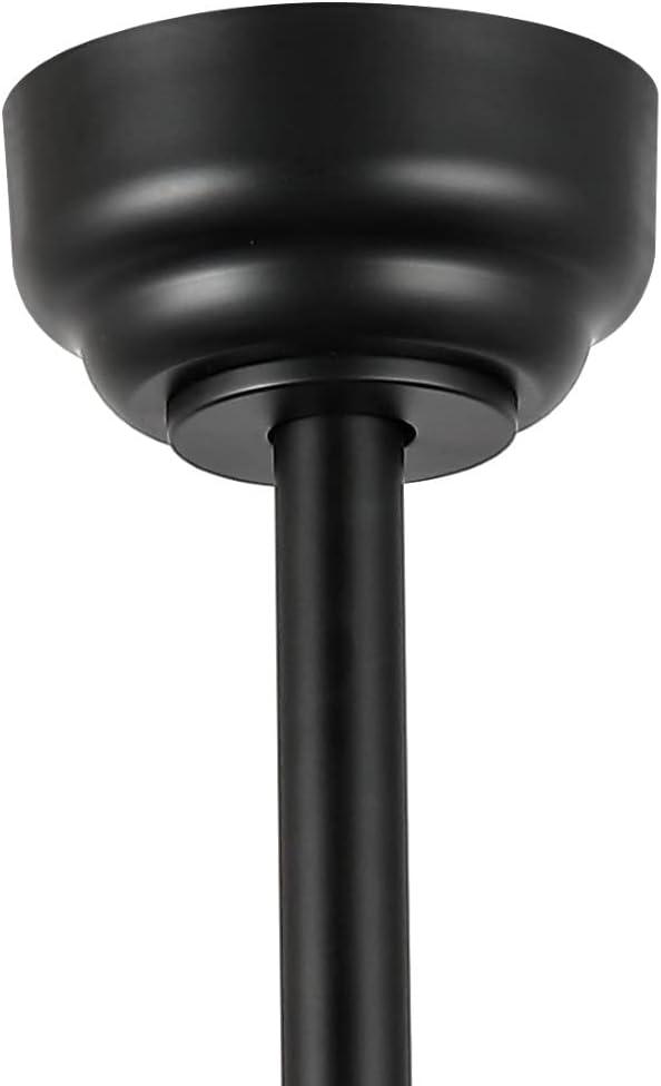 imageJONATHAN Y JYL9614A Lucas 52quot 3Light Rustic Industrial IronWoodSeeded Glass MobileAppRemoteControl LED Ceiling Fan Farmhouse Modern for Bedroom Dining Room Living Room Kitchen BlackClear