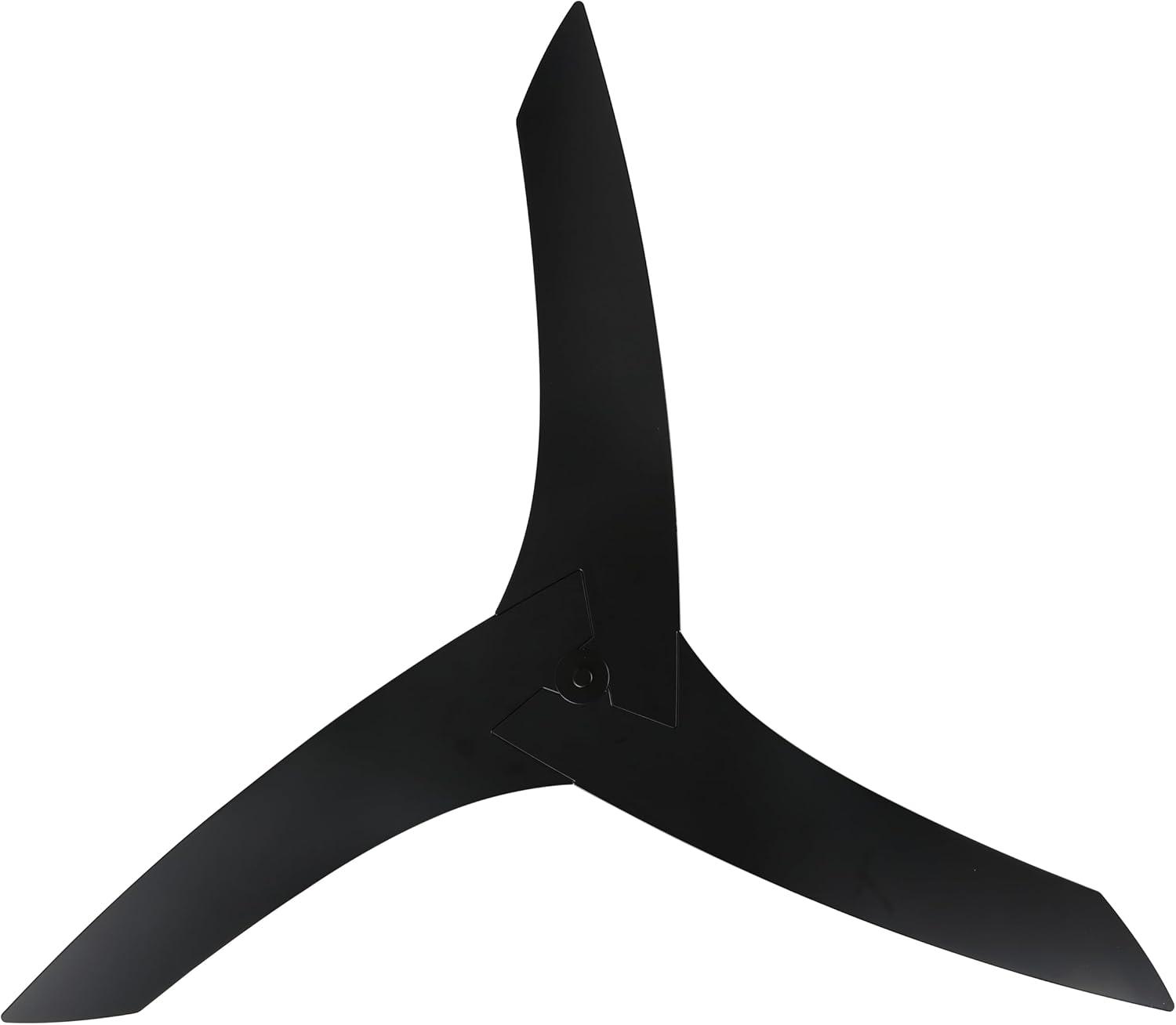 imageJONATHAN Y JYL9715A Aldrin 50quot MobileAppRemoteControlled 6Speed Razor Ceiling Fan Modern Contemporary Minimalist Industrial Coastal for Bedroom Living Room Office BlackBlack