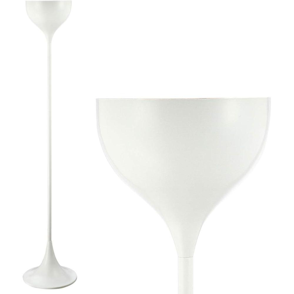 imageJONATHAN Y JYL3075A Joyce 695quot Metal LED Floor Lamp ModernScandinavianMidcenturyMinimalist for Bedrooms Living Room Office Reading White