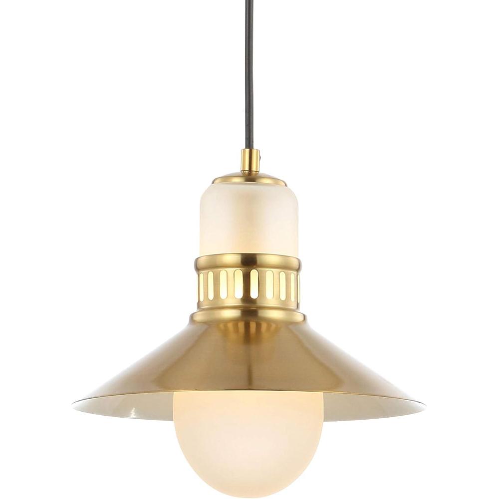 imageJONATHAN Y JYL6121A Colin 3Light 35quot Adjustable IronGlass Retro Hurricane Triple LED Pendant Contemporary Glam MidCentury Dimmable Dining Room Living Room Kitchen Foyer Bedroom Hallway975 1Light