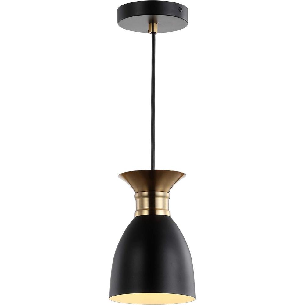 imageJONATHAN Y JYL6138A Edison 3325quot Linear 3Light Metal LED Pendant Contemporary Dimmable Dining Room Living Room Kitchen Foyer Bedroom Hallway BlackBrass Gold575 1 Light