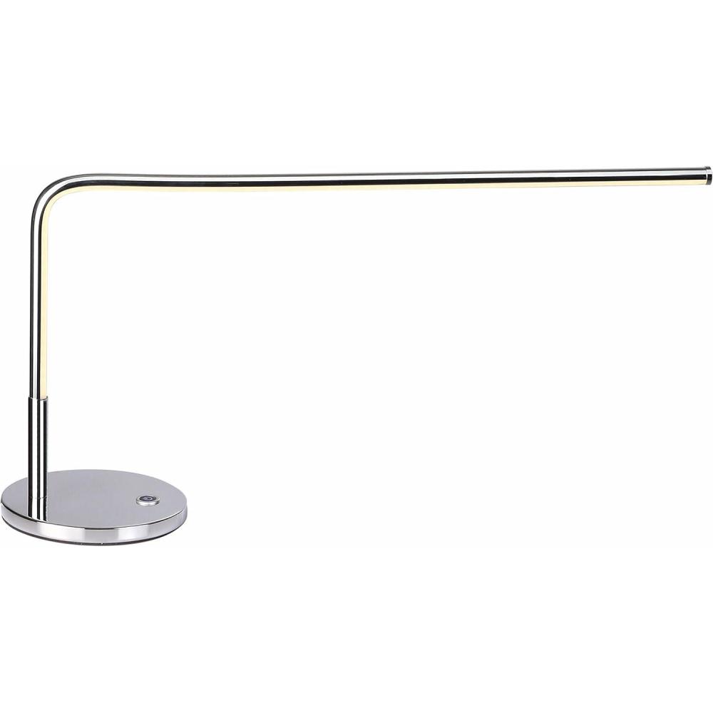 imageJONATHAN Y JYL7004A Natalie 135quot LED Integrated Task Lamp ModernContemporary for Bedroom Living Room Office College Dorm Coffee Table Bookcase Chrome